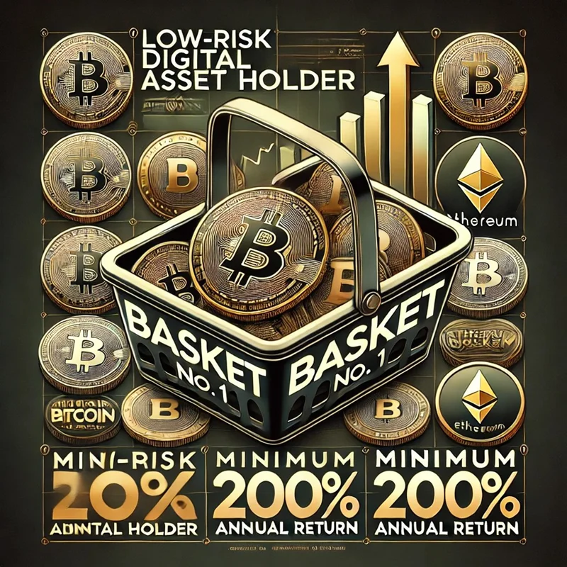 🎯سبد شماره ۱/یک هولد ارز دیجیتال (کم ریسک) - ✅بازدهی حداقل ۲۰۰ درصد ⏰یکساله  | 💳تضمین برگشت ۱.۵ برابر مبلغ پرداختی